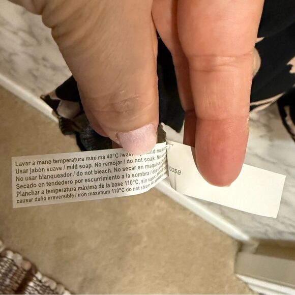 Touché Black and Tan Patterned Women's Skirt Size L - Picture 5 of 5